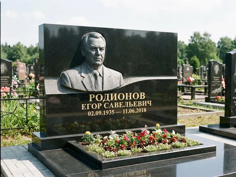 Памятник с барельефом — выполненная работа 27 в Магнитогорске