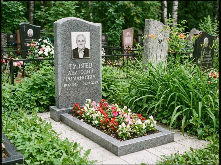 Портрет на керамике осенью в Магнитогорске