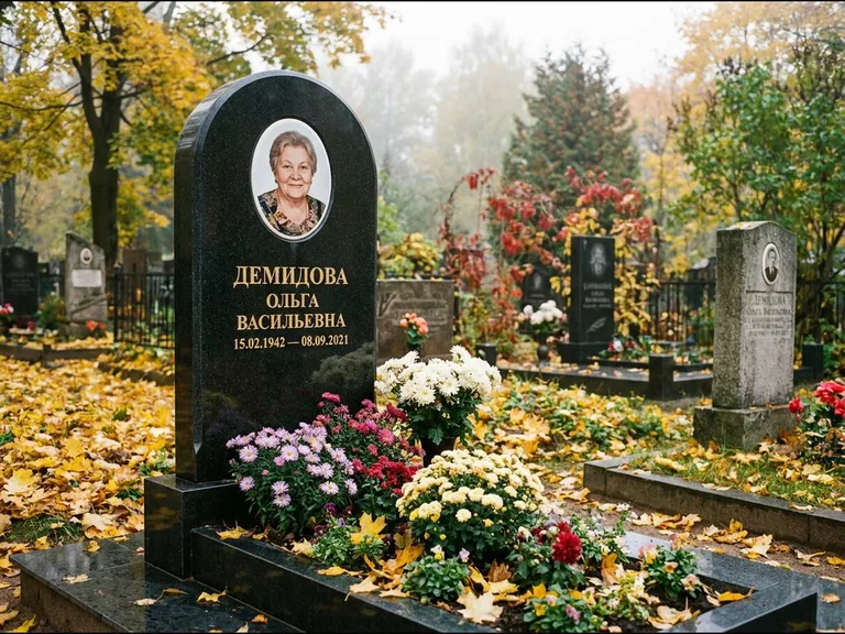 Керамический овал на стеле в Магнитогорске