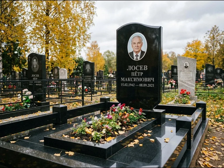 Керамический портрет — работа «Лосев» в Магнитогорске