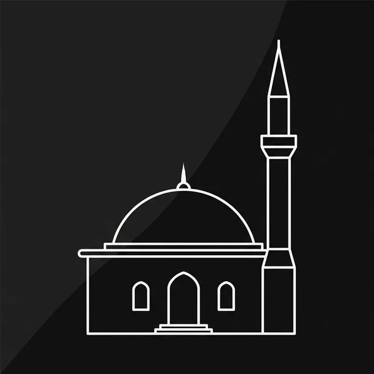 Эскиз: Одноминаретная — скромный силуэт сельской мечети в Магнитогорске