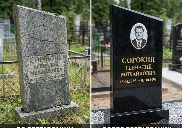 Полная реставрация старого памятника: до и после в Магнитогорске