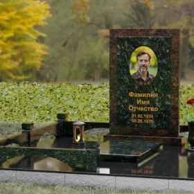 Гранитный светский памятник без креста - П154