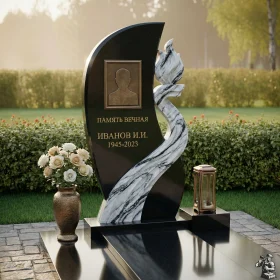 Комбинированный памятник на могилу - ПН594