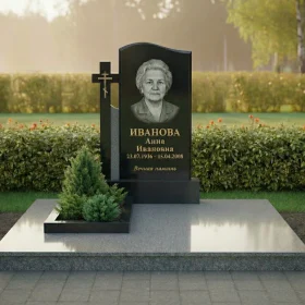 Гранитный памятник вертикальный - ПН597