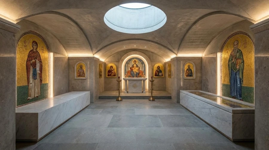 podzemnaya-kripta-na-kladbishe