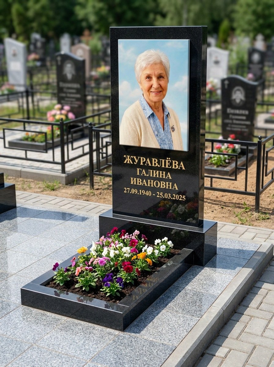 Портрет на памятнике в Магнитогорске — Портрет в полный рост — керамогранит 400×600 мм