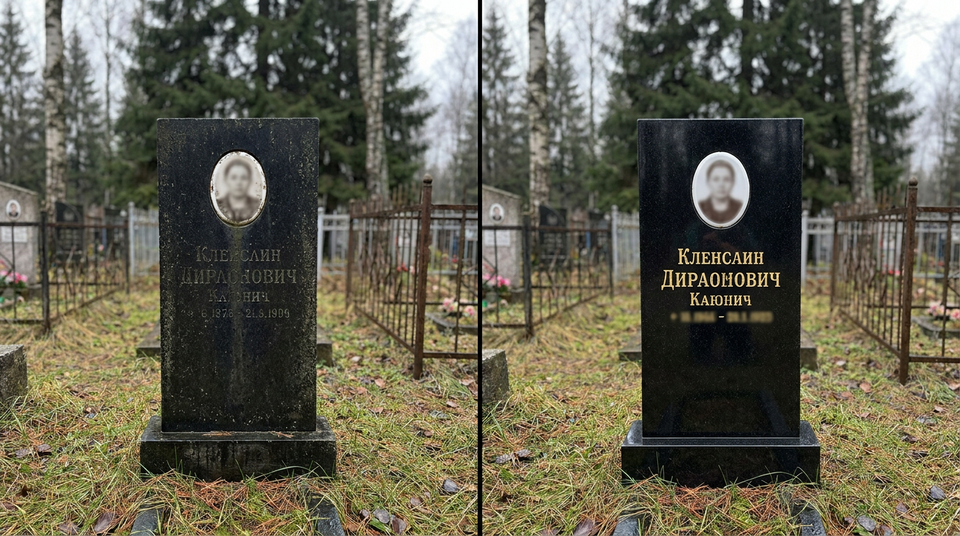 Реставрация памятника в Магнитогорске — пример 2