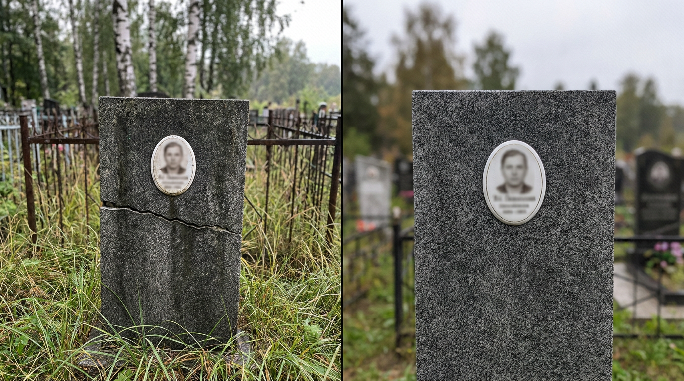 Реставрация памятника в Магнитогорске — пример 4